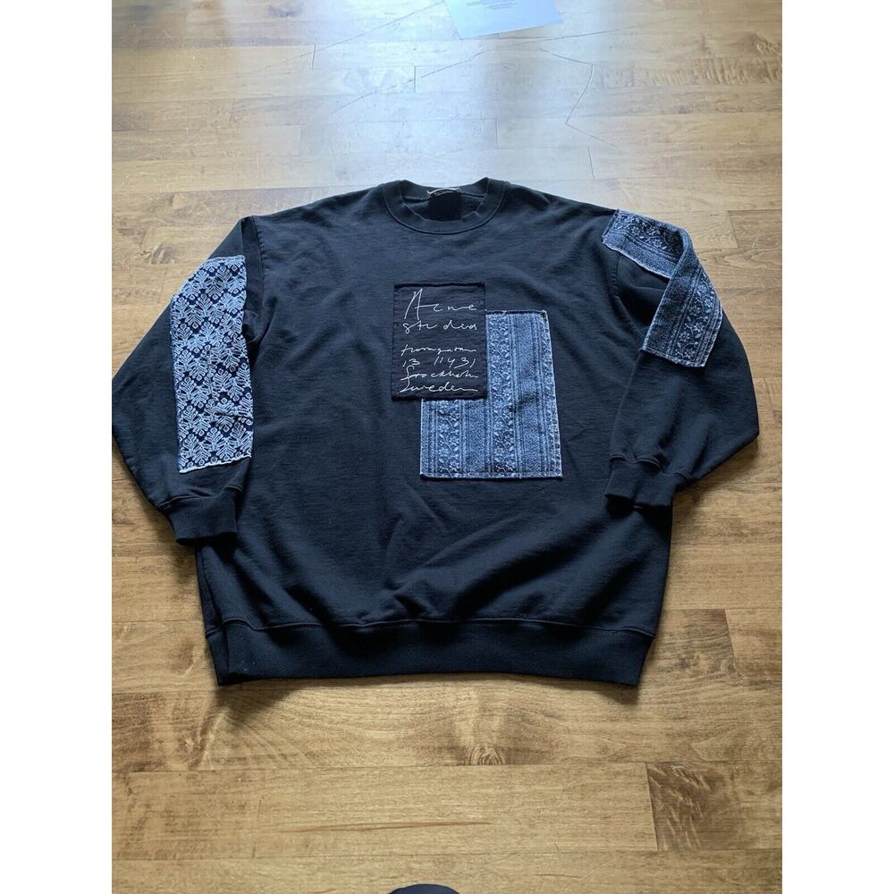 Acne Studios Franklin Stamp Oversized Hoodie